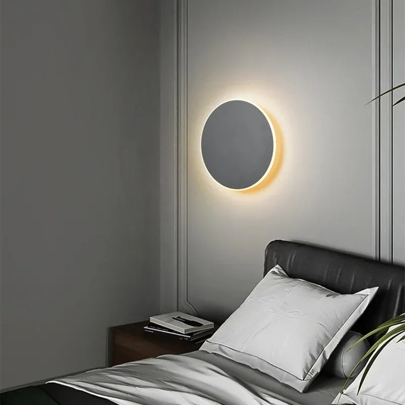Modern Nordic Round Aluminum Minimalist LED Wall Light T1991