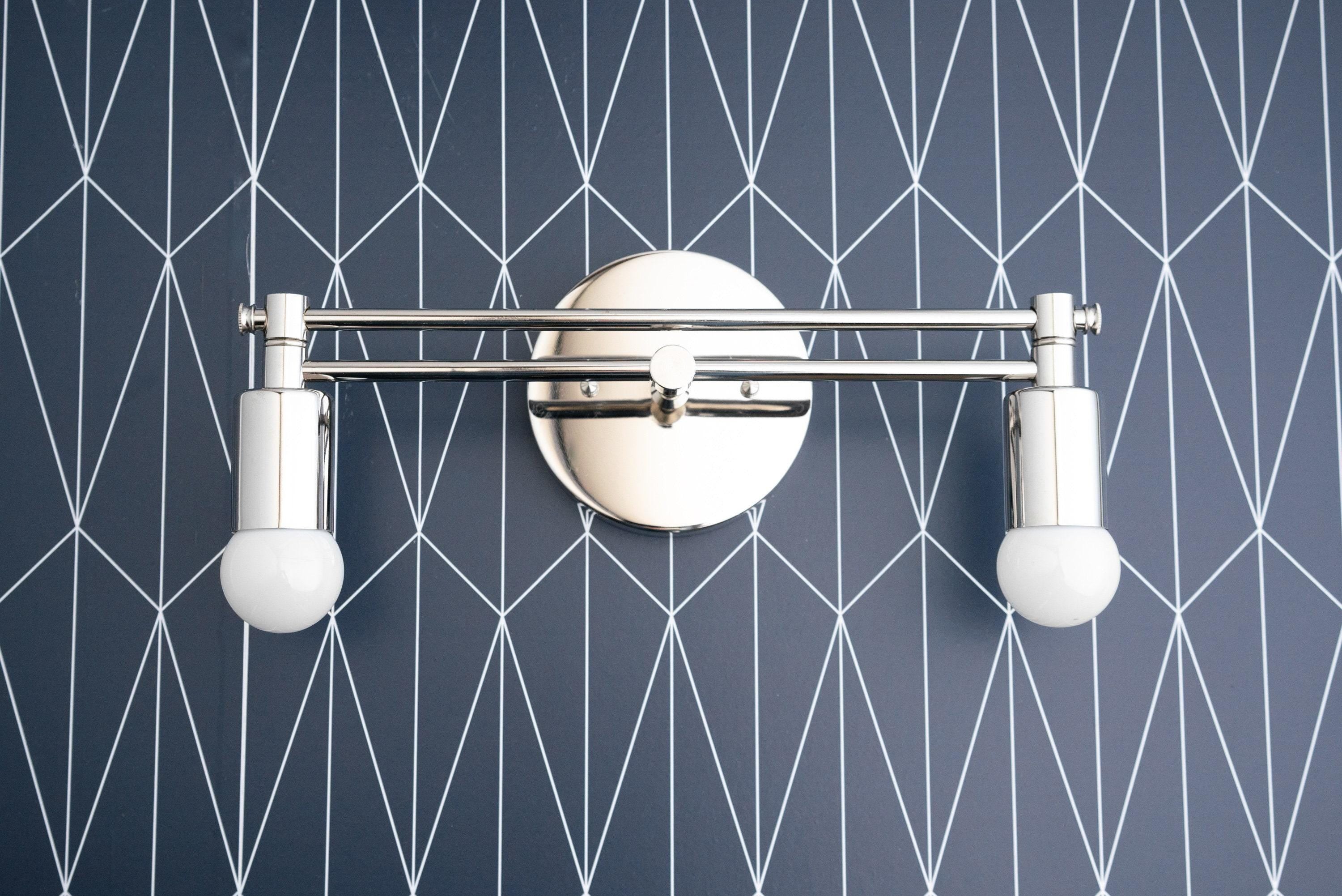 Mobilux Line Modern Vanity Light - Bathroom Wall Fixture in Art Deco Style T354