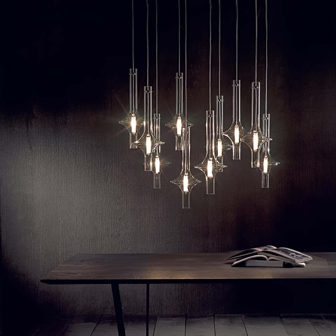 Modern Creative Glass Tube Pendant Lamp M02