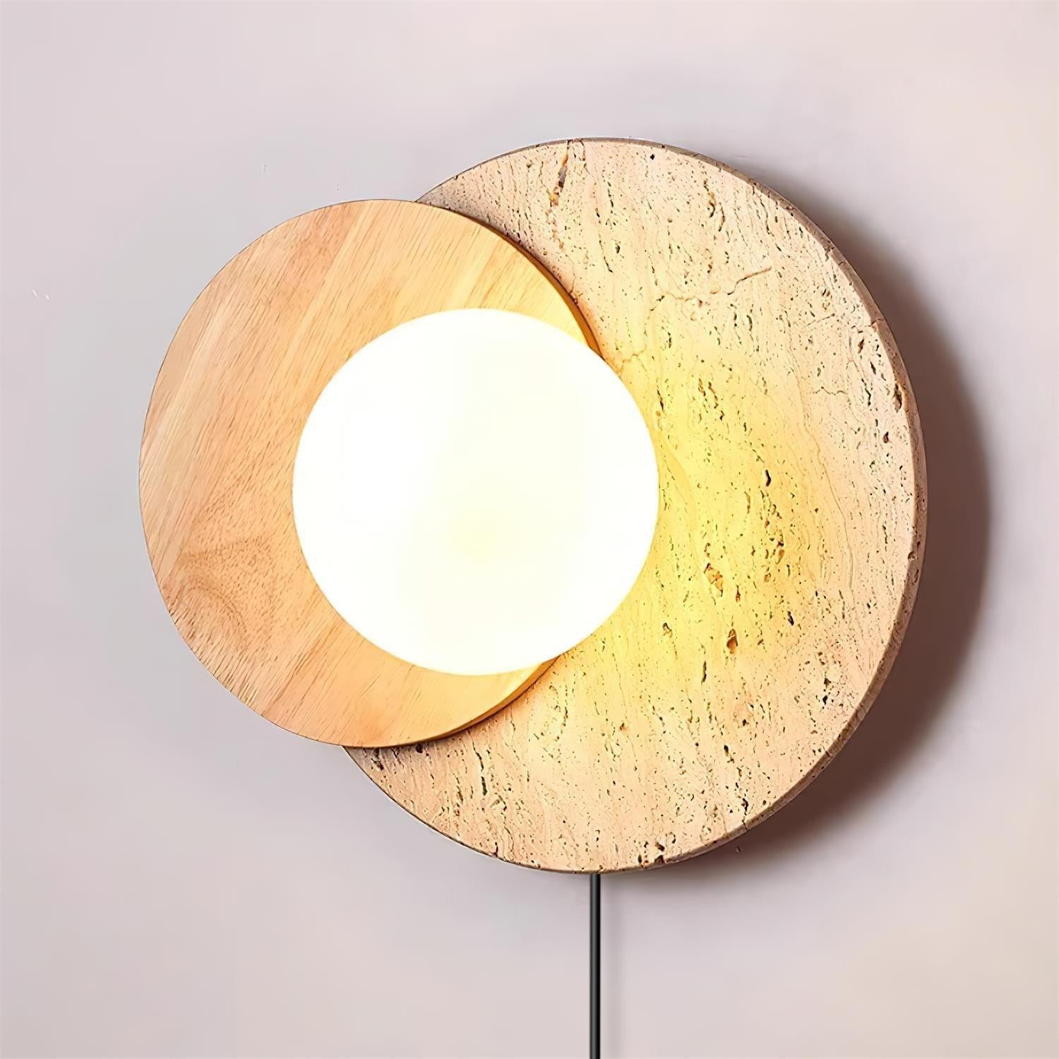 Wabi-sabi Eclipse Plug-In Wall Lamp M439