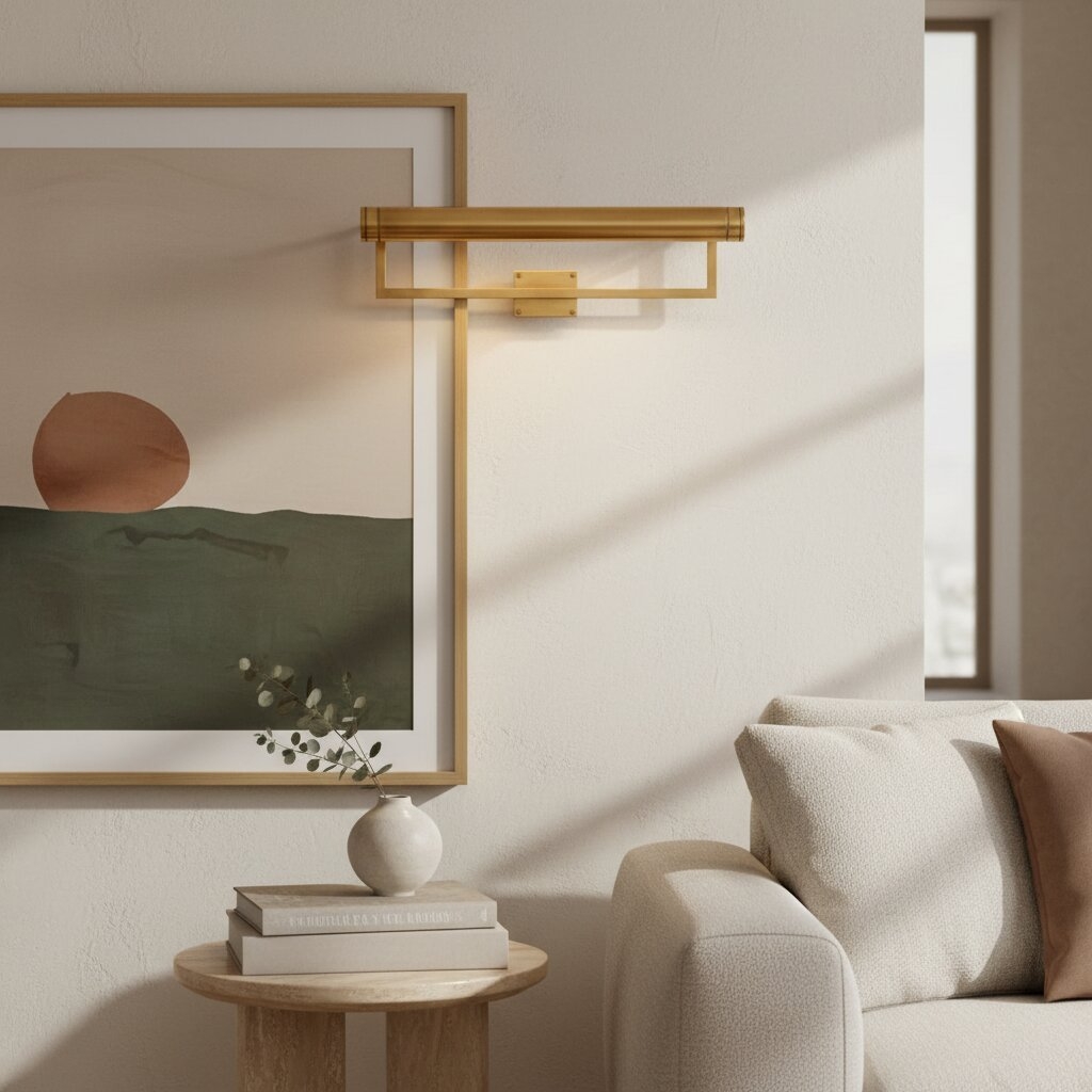 Aurix Picture Light - Sleek Slim Design Wall Lamp Metal Finish for Living Rooms T604