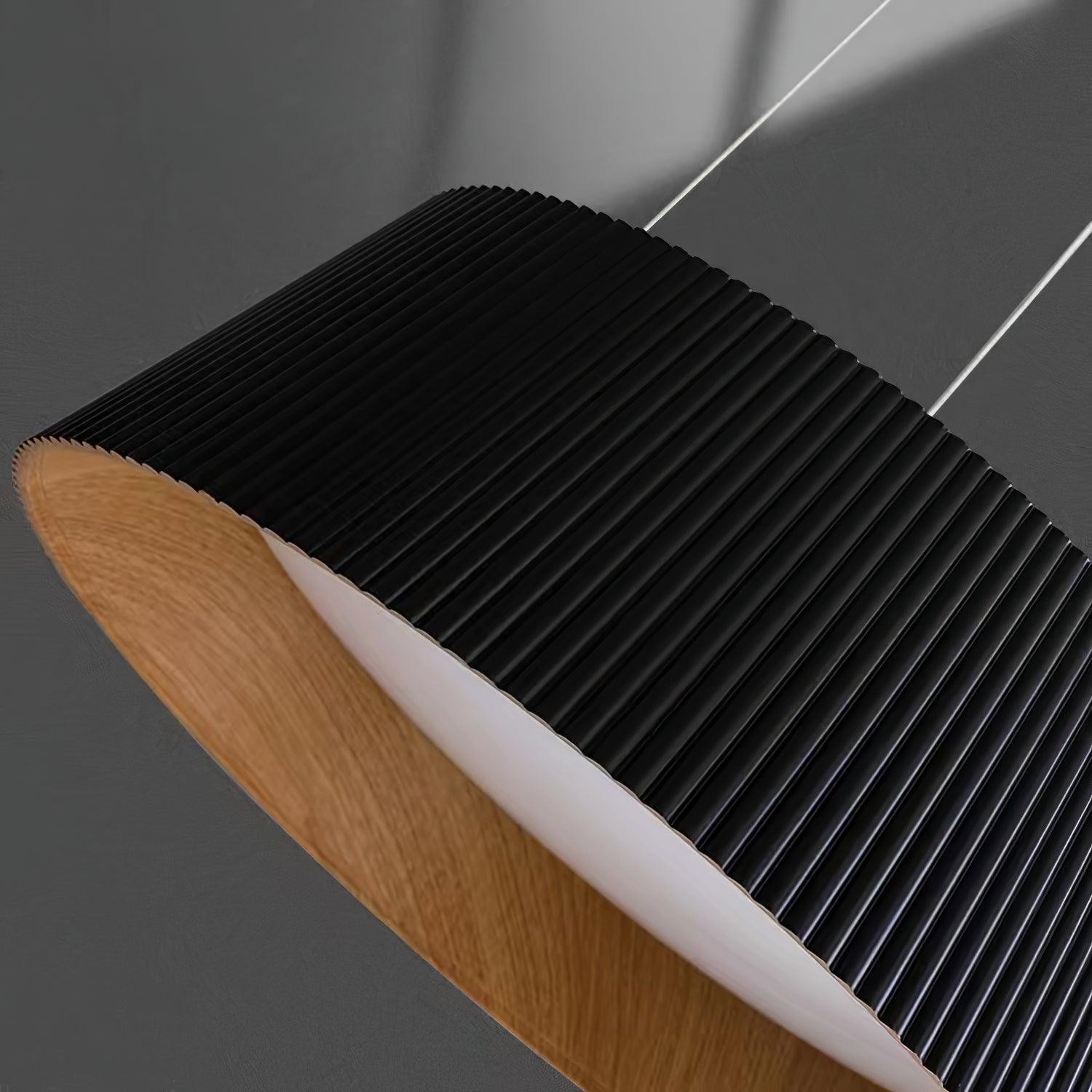 Minimalist Corrugated Lampshade Bedroom Pendant Lamp M287