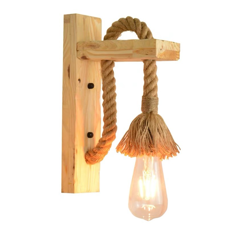Hemp Rope Wall Lamp