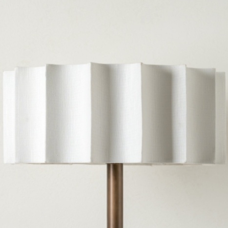 Cavilon Modern Floor Lamp - Slim Profile and Soft Shade Contemporary Metal Lighting for Bedroom T731