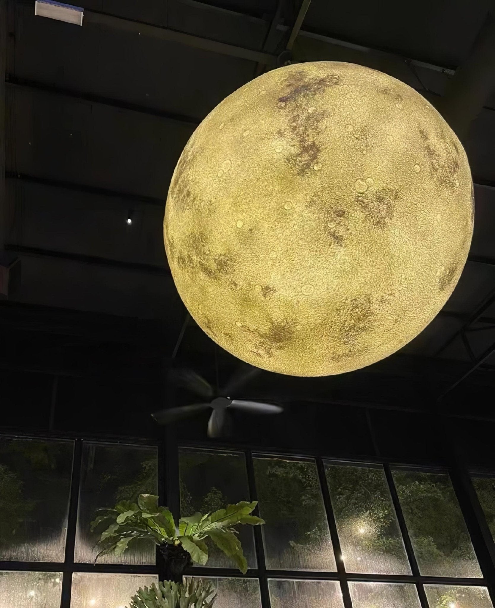 Planetary White Moon Chandelier Suitable For Living Room M584