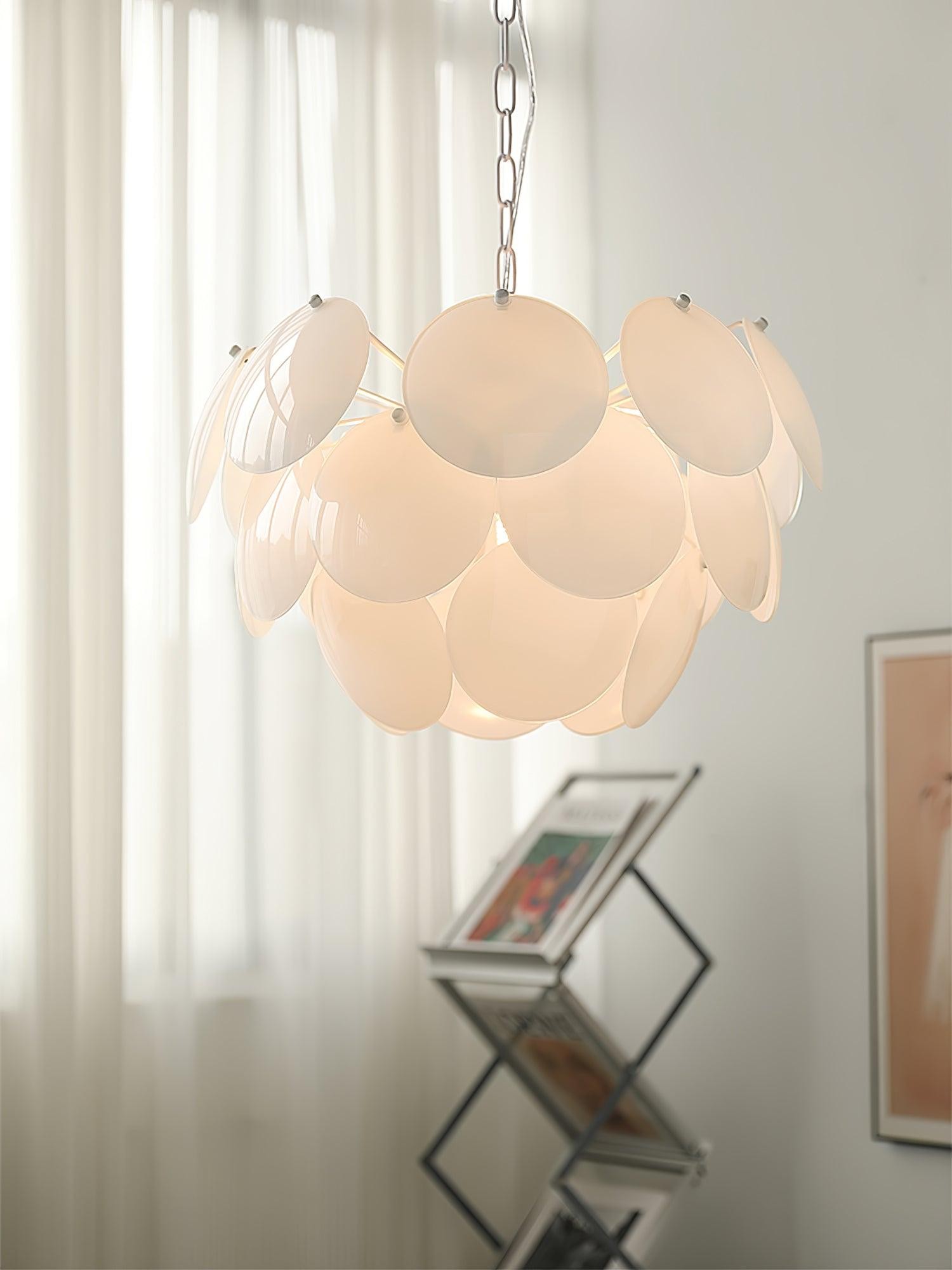 Luxury Fashion Luminous Petal Glass Chandelier M538