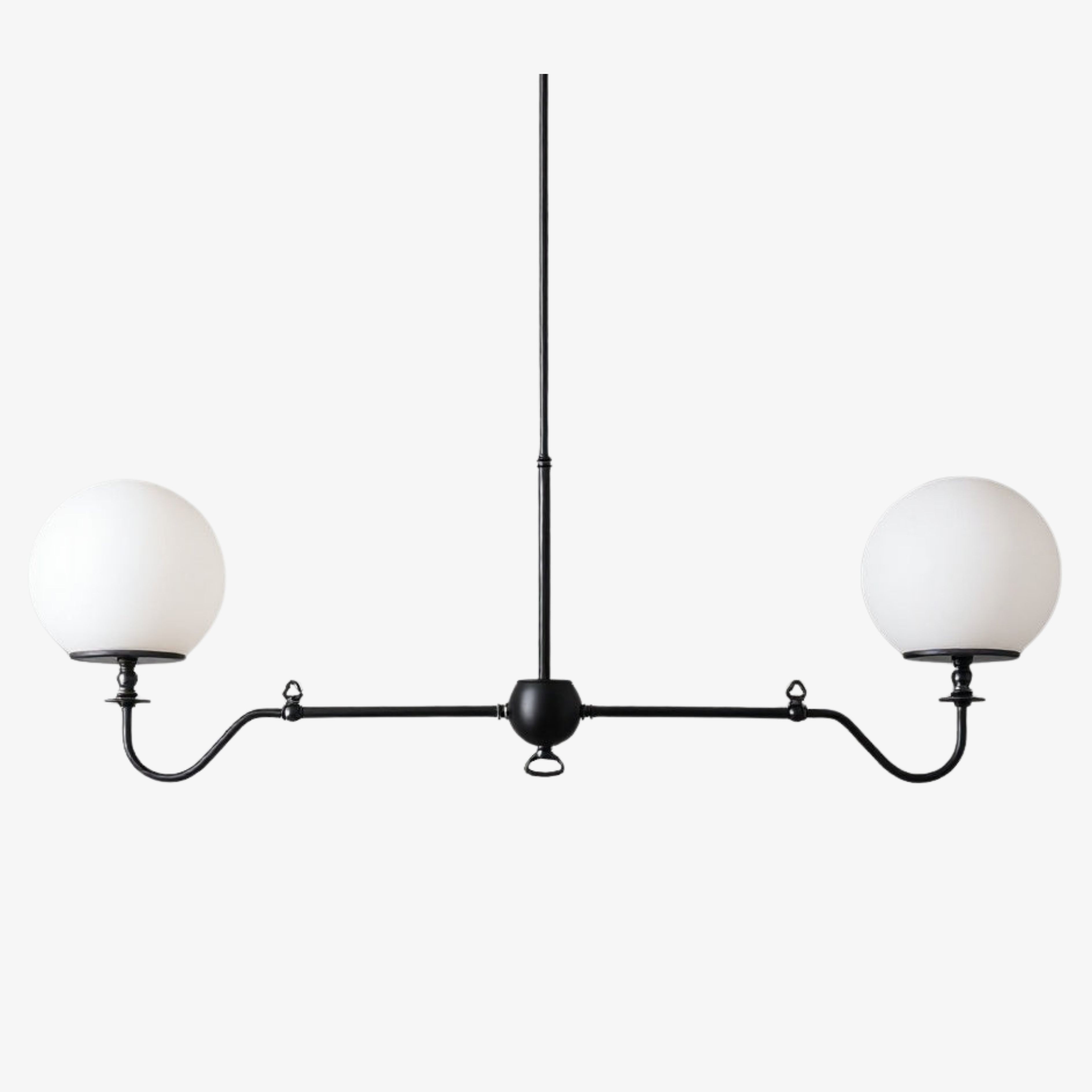 Glorica Glass Brass Chandelier Lighting - Contemporary Glass Multi-Light Hanging Fixture T405
