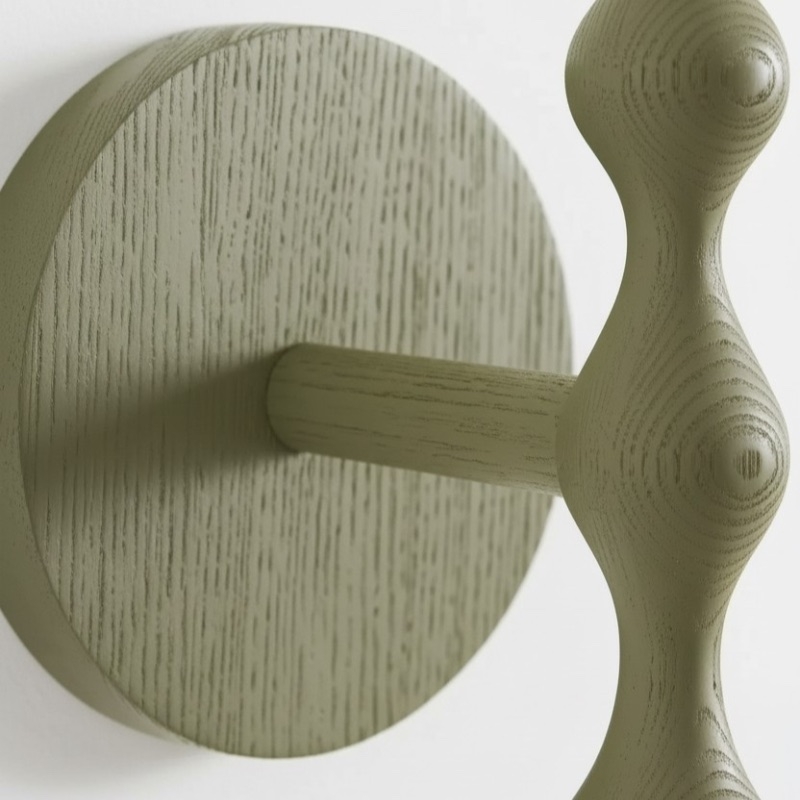 Savara Modern Curved Base Wall Light - Soft Diffused Fabric Shade for Hallways and Living Rooms T723