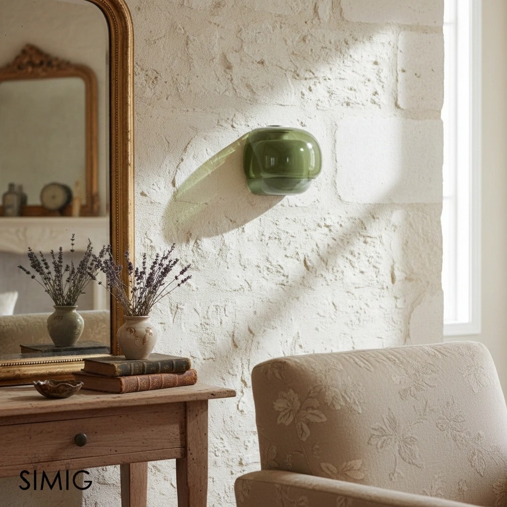 Clinco Layered Glass Wall Sconce for Warm Ambient Lighting S236