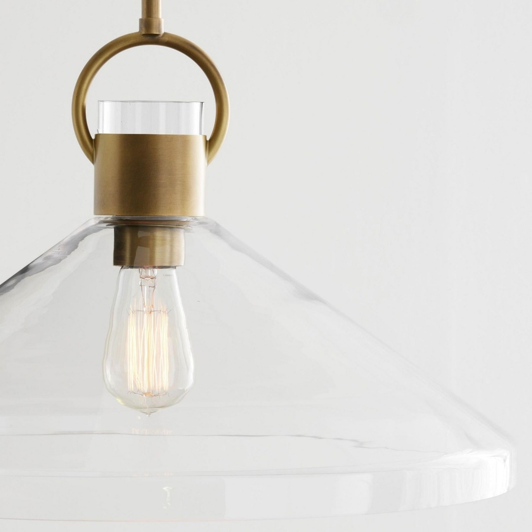 Orvessa Cone Shape Pendant Light – Contemporary Style Fixture for Kitchen or Lounge T1182