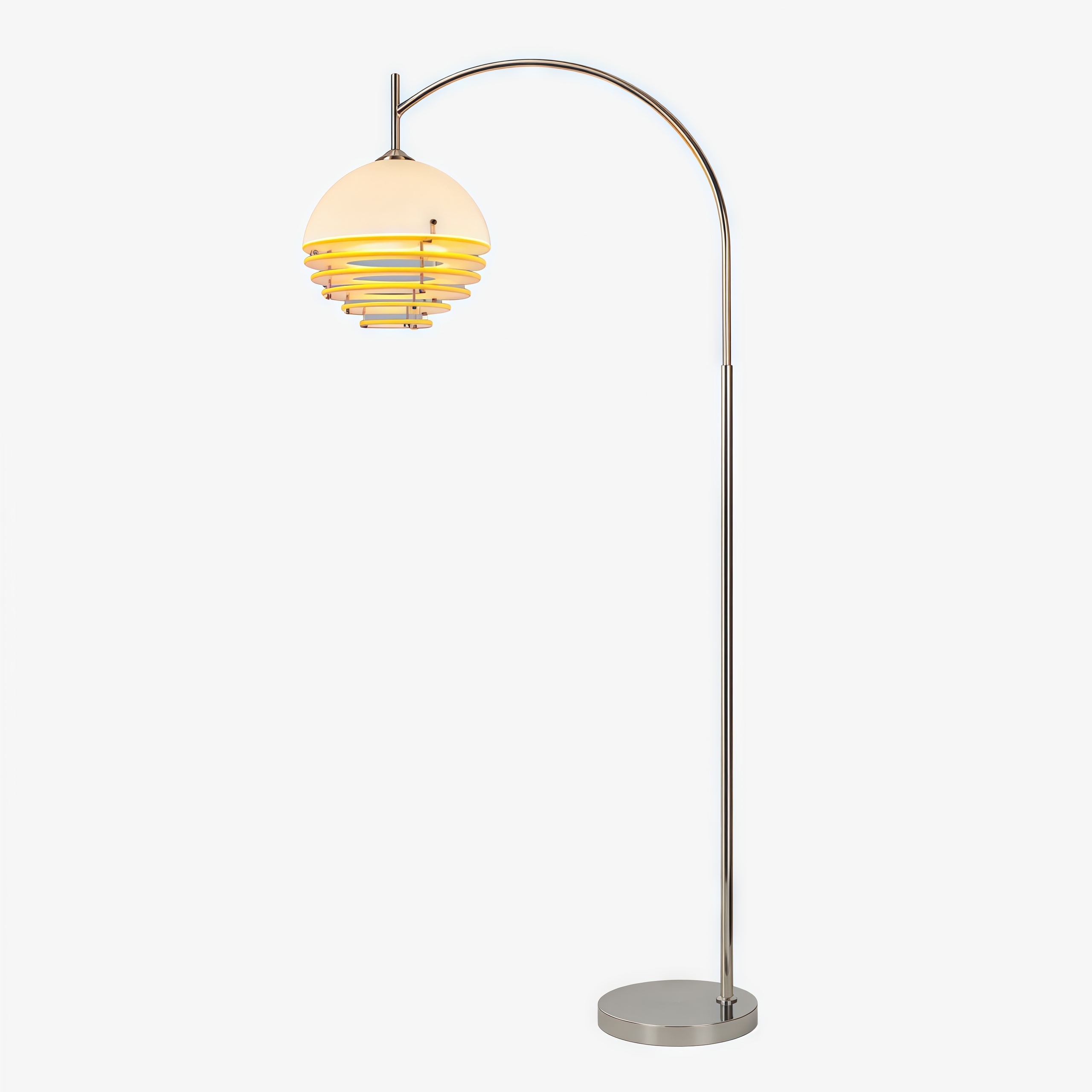 Afterglow Sunset Tiered Floor Lamp - Modern Lamp for Living Rooms G77
