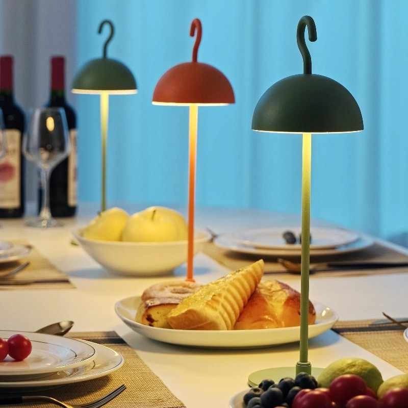 Macaron Wireless Rechargeable Portable Metal Table Lamp S202