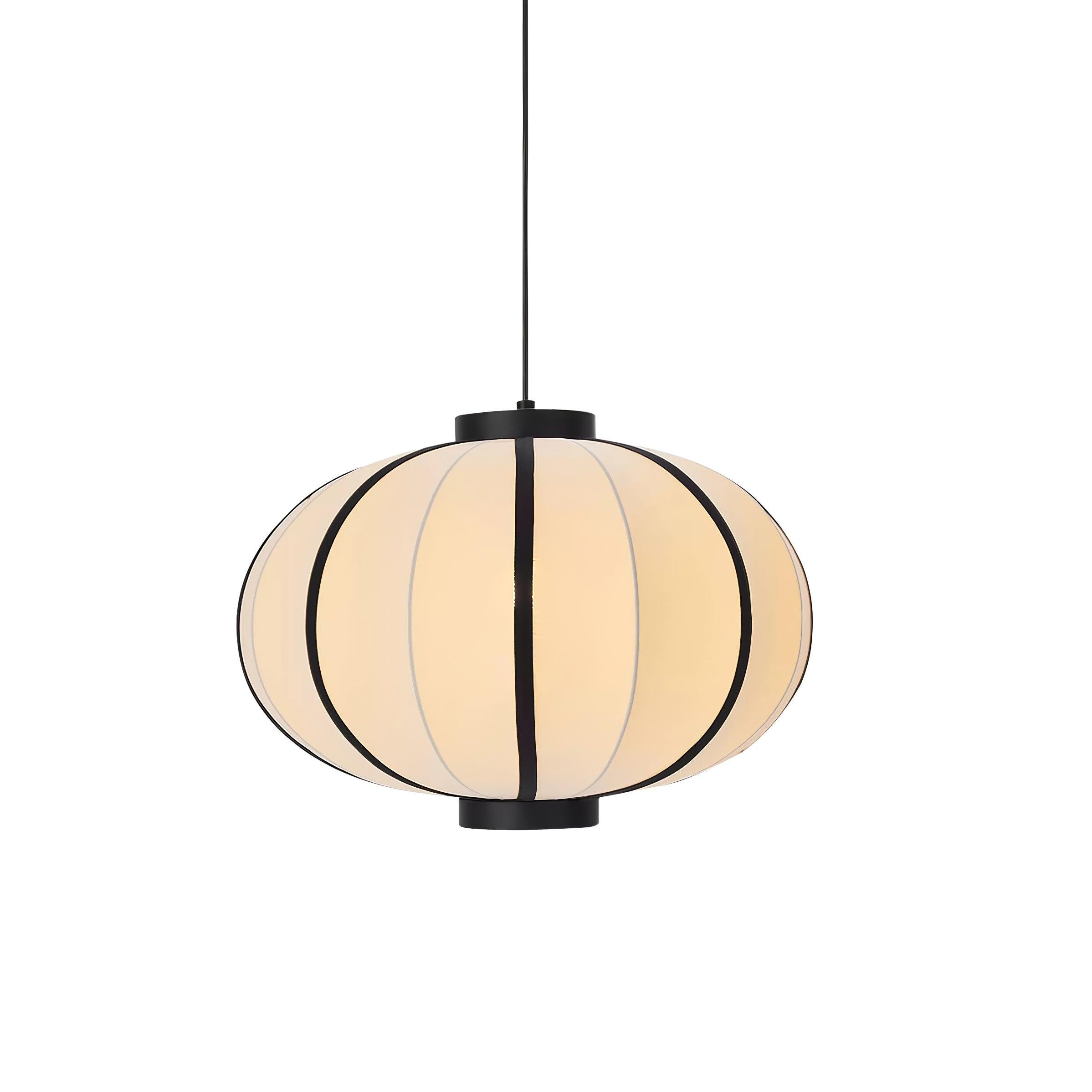 Minimalist Black and White Lantern Pendant Lamp M118