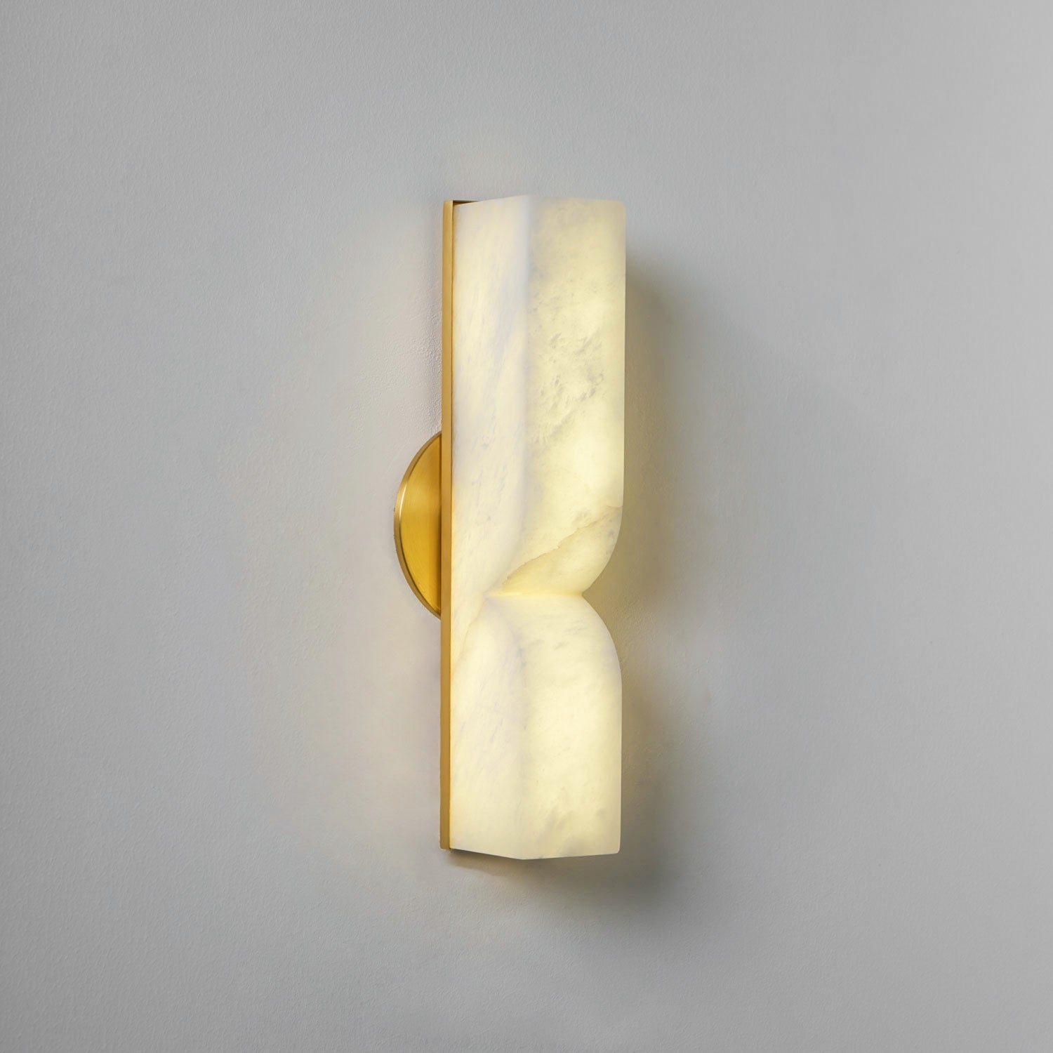 Rectangular Alabaster Wall Lamp T1863