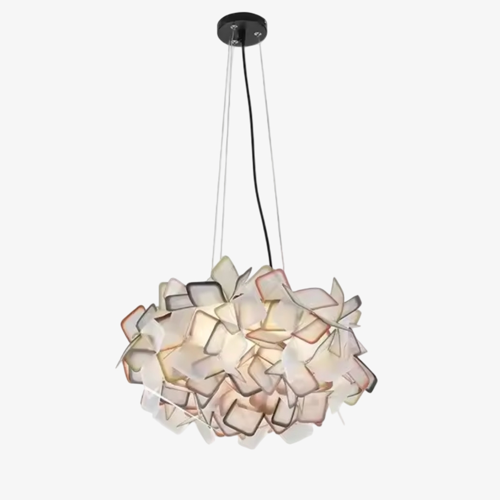 Gradient Acrylic Pendant Light – Modern Hanging Lamp for Bedroom S404