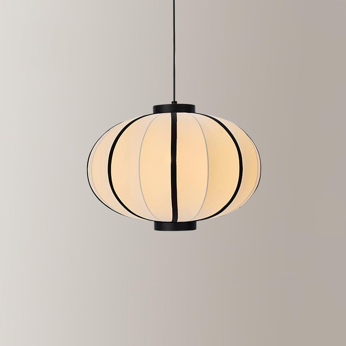 Minimalist Black and White Lantern Pendant Lamp M118