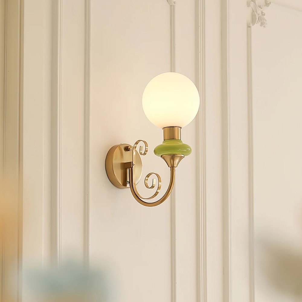 Elegant Wall Lamp with Sculptural Glow and Architectural Form S220