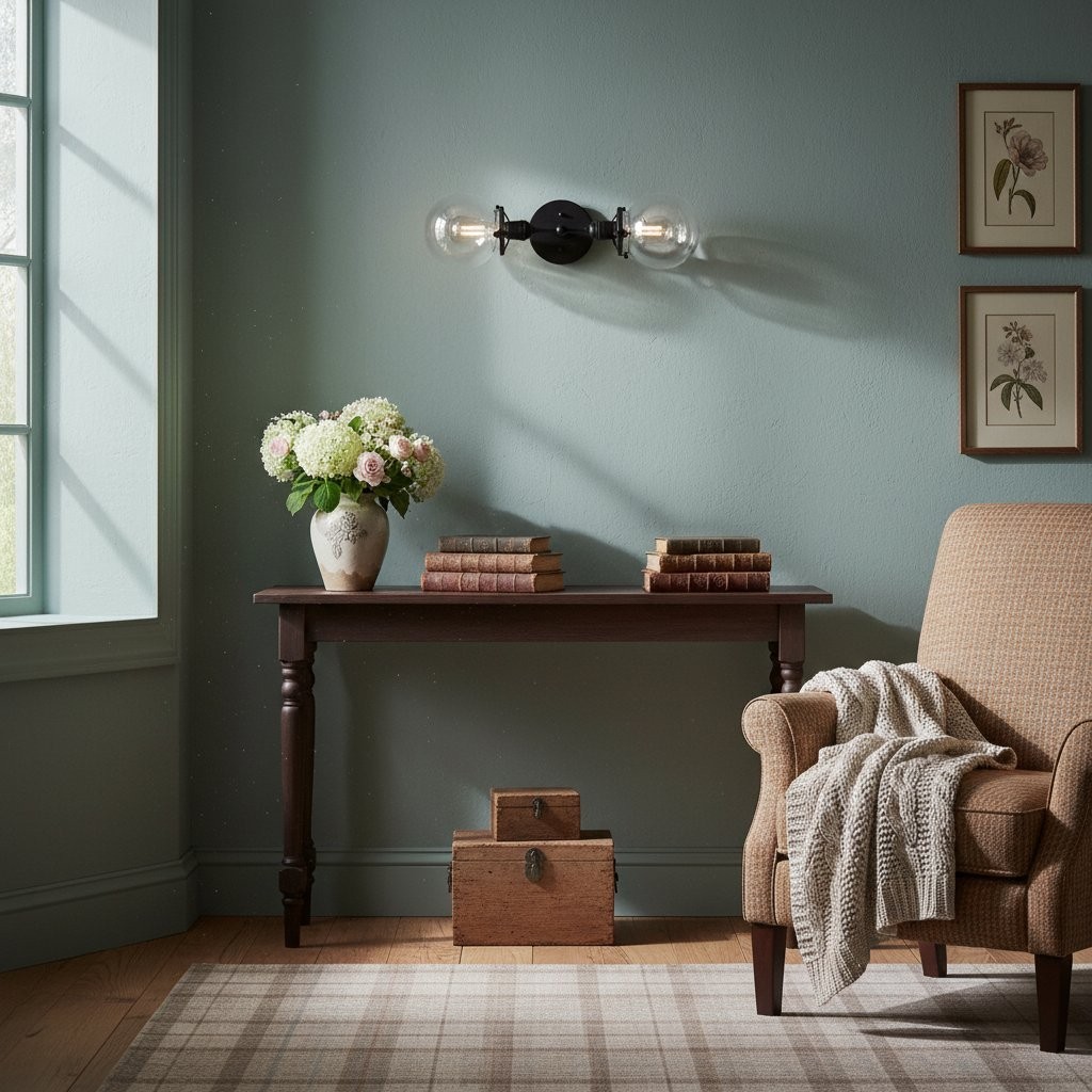 Lumio Globe Industrial Vanity Lighting- Modern Double Globe Wall Light T343
