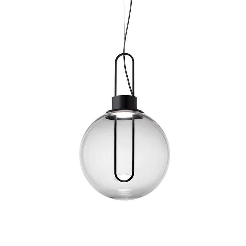 Clear Glass Orb Style Pendant Lamp M524