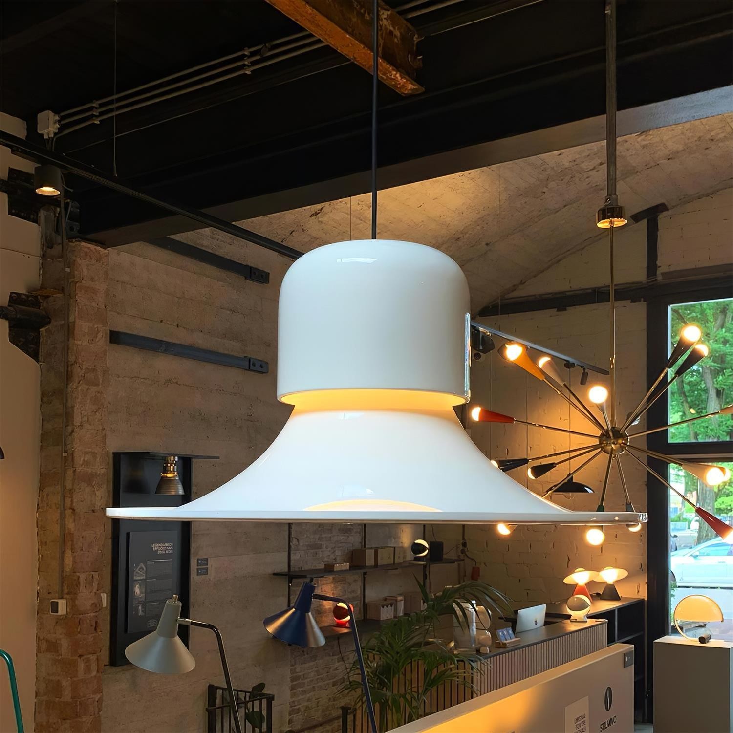 Nordic Carbon Steel LED Pendant Lamp M246
