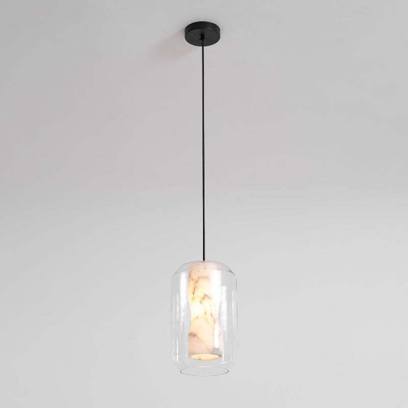 Glass Alabaster Pendant Lamp T1668