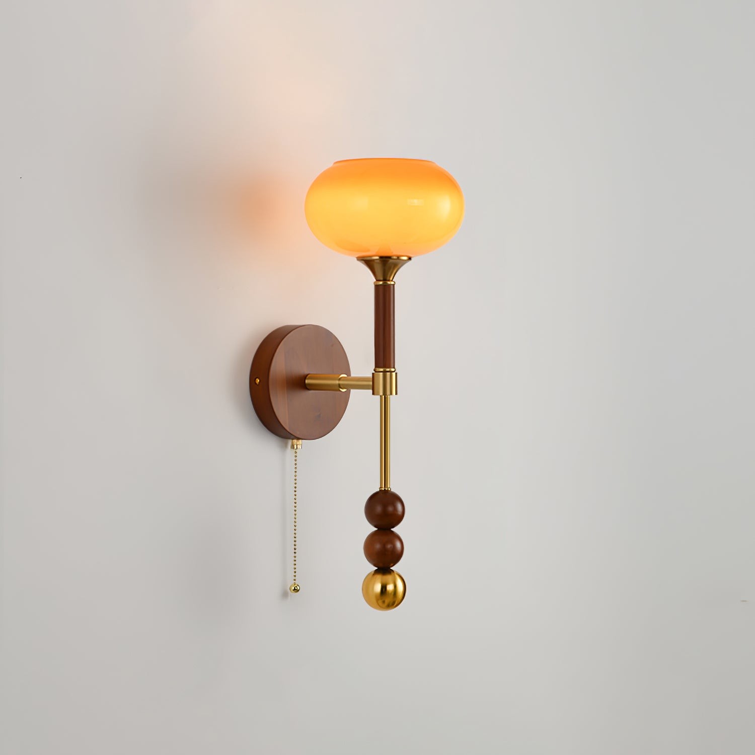 Retro Solid Wood Series Wall Lamp M419