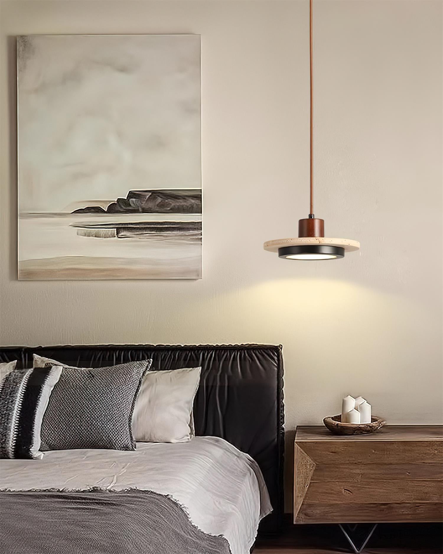 Creative Retro Regular Disc LED Pendant Lamp M152