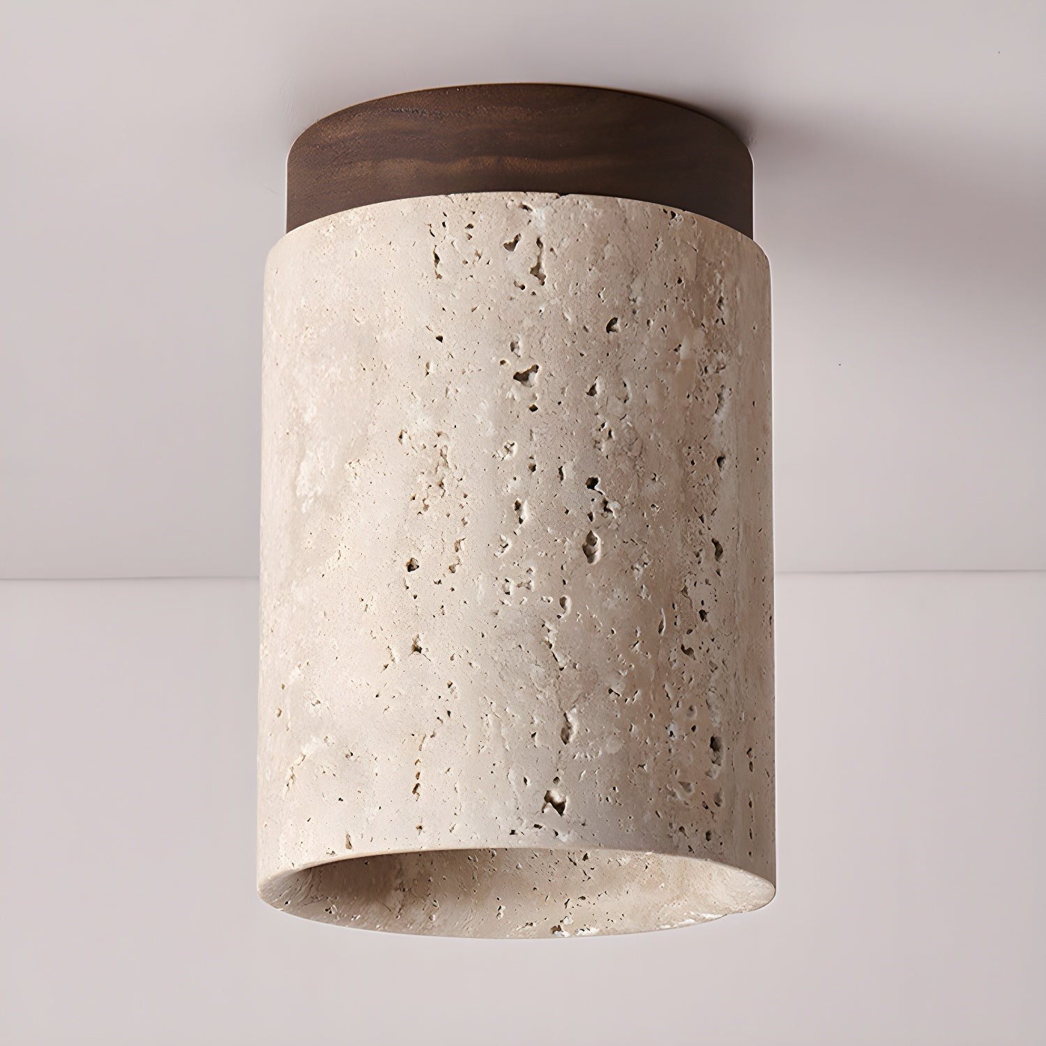 Marble Travertine Column Ceiling Lamp M405