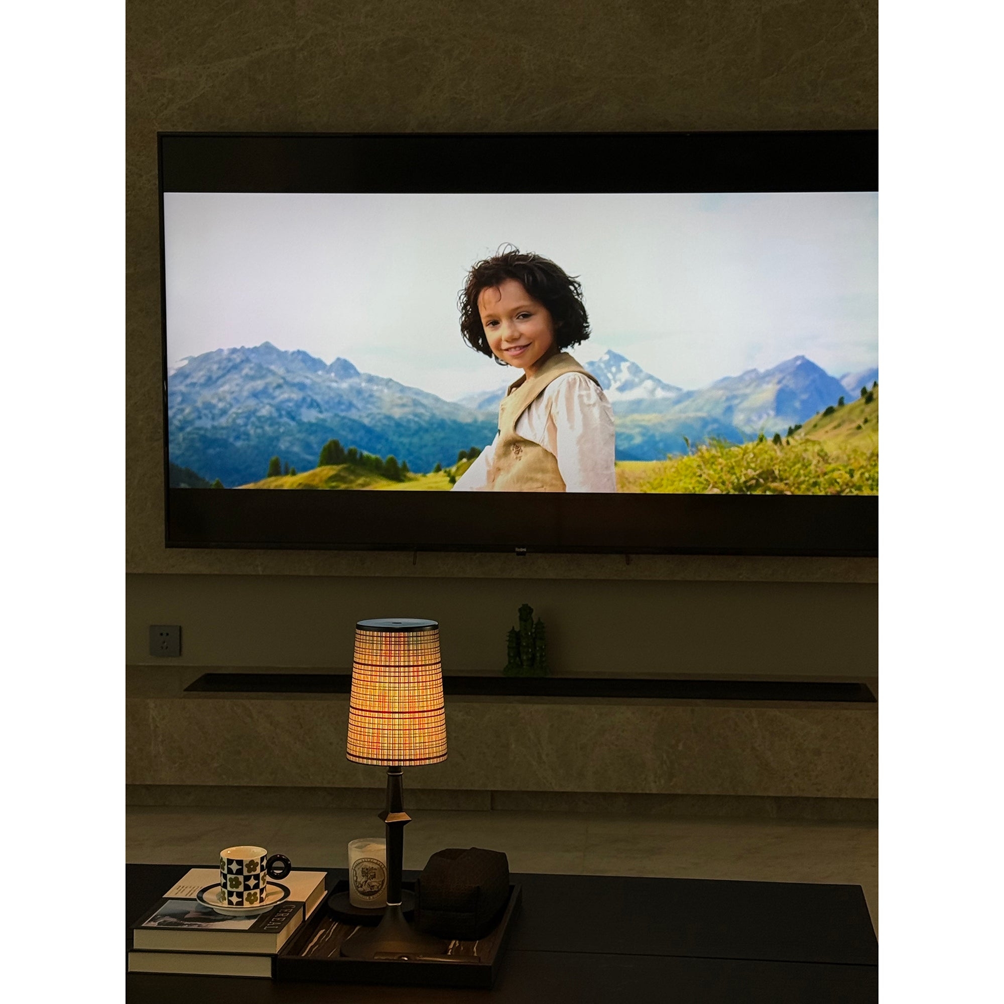Devon Black Table Lamp (Built-in Battery) T1933