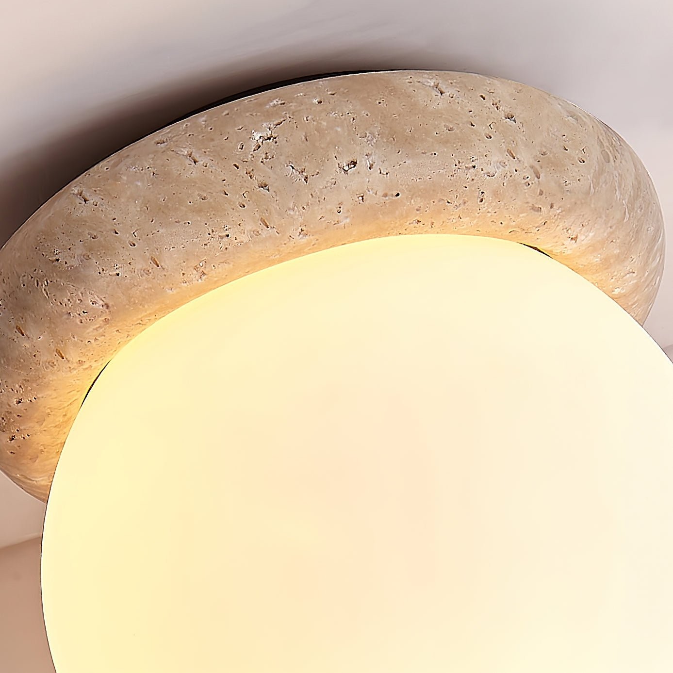 Marble Travertine Asteroid Ceiling Lamp M479