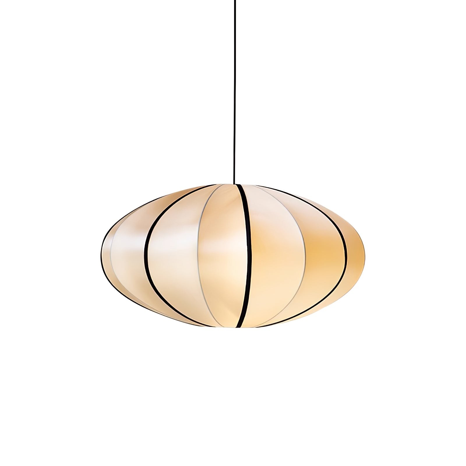 Vintage Silk Lantern Pendant Lamp M473