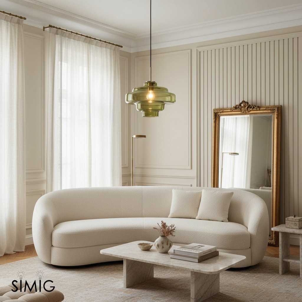 Koloro Multi-Layer Pendant Light - Vintage Metal and Glass for Living Room T277