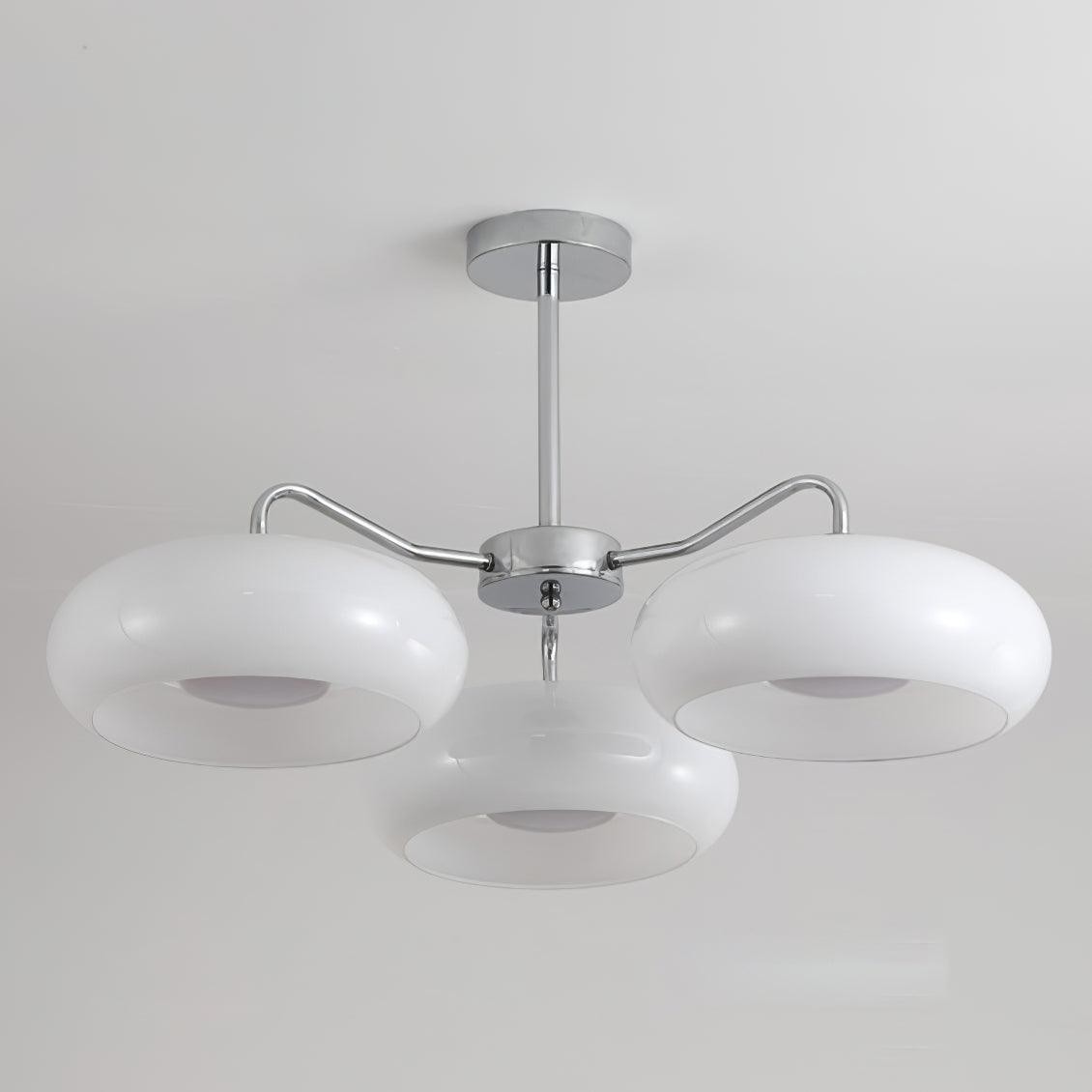 Modern 3 Light Chrome Ceiling Light M223