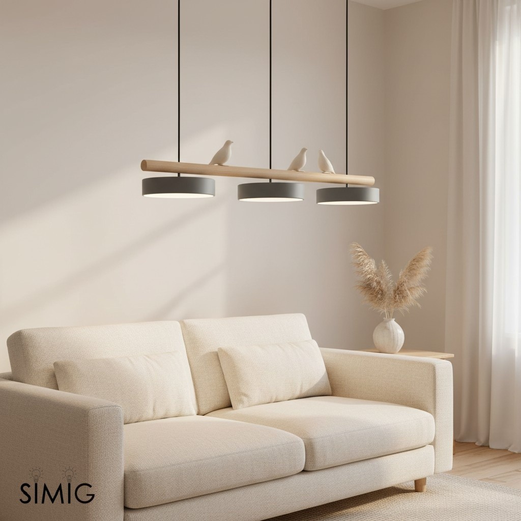 Creative Branch Bird Shaped Pendant Lamp G01