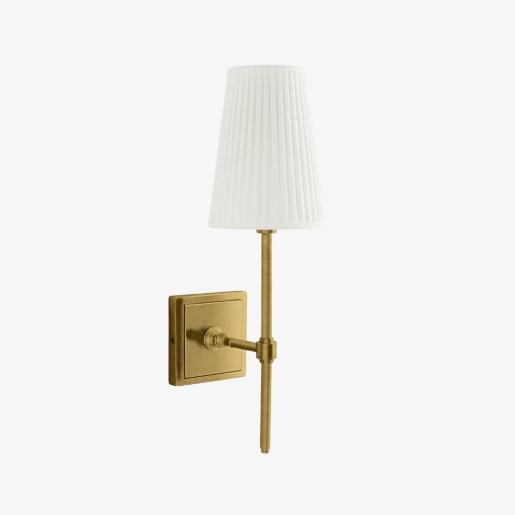 Derlina Stylish Retro Wall Lamp with White Linen Shades – Modern Industrial Design for Any Room T273