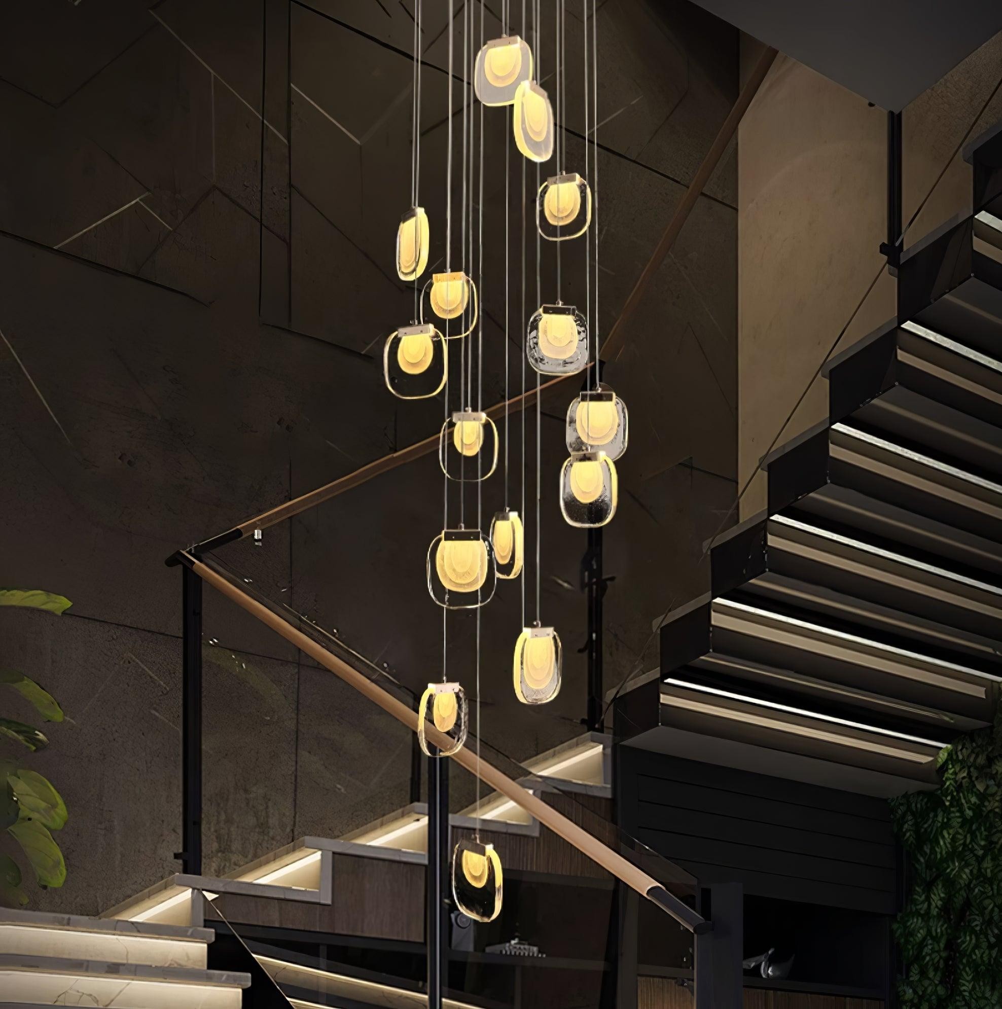 Glass Ripples Pendant Lamp M156