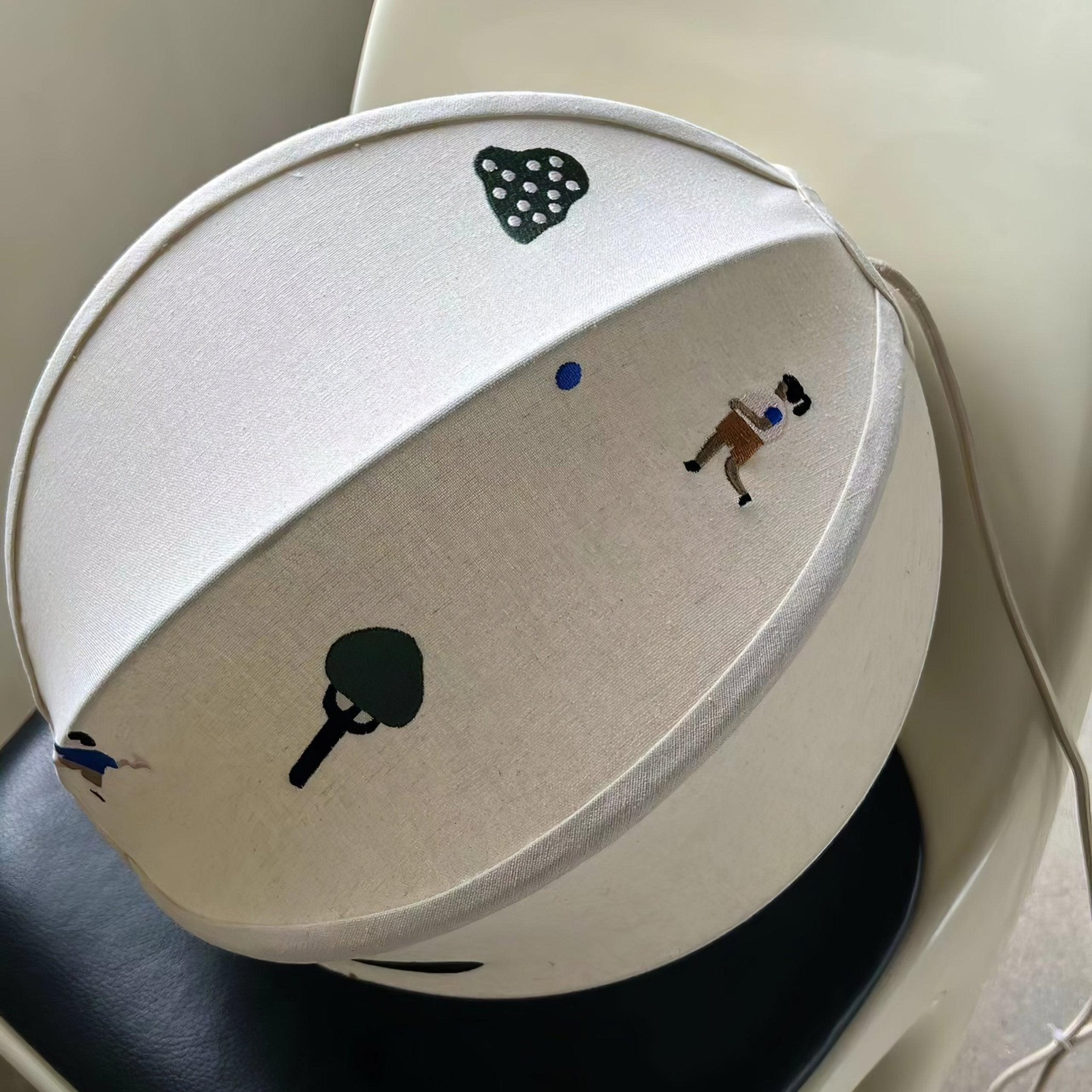 Park Embroidered Textile Pendant Lamp M337