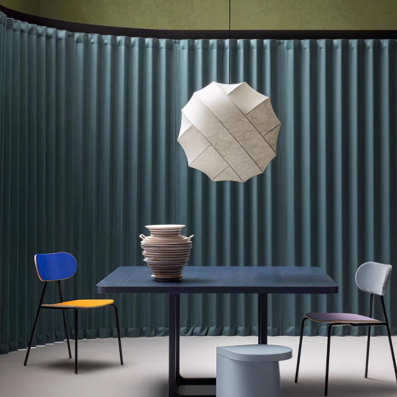 Wabi-Sabi Style Fiber Cocoon Pendant Lamp M400