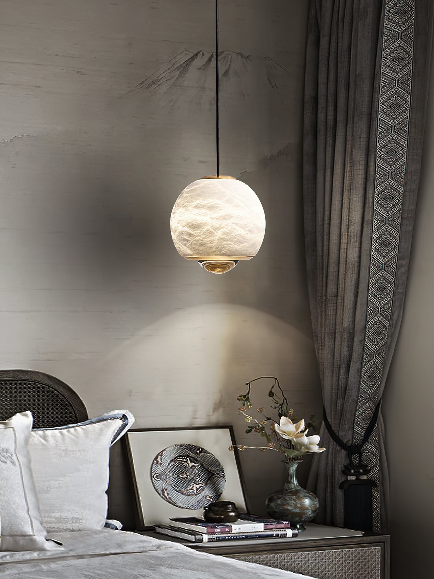 Ferox Alabaster Pendant Light T1646