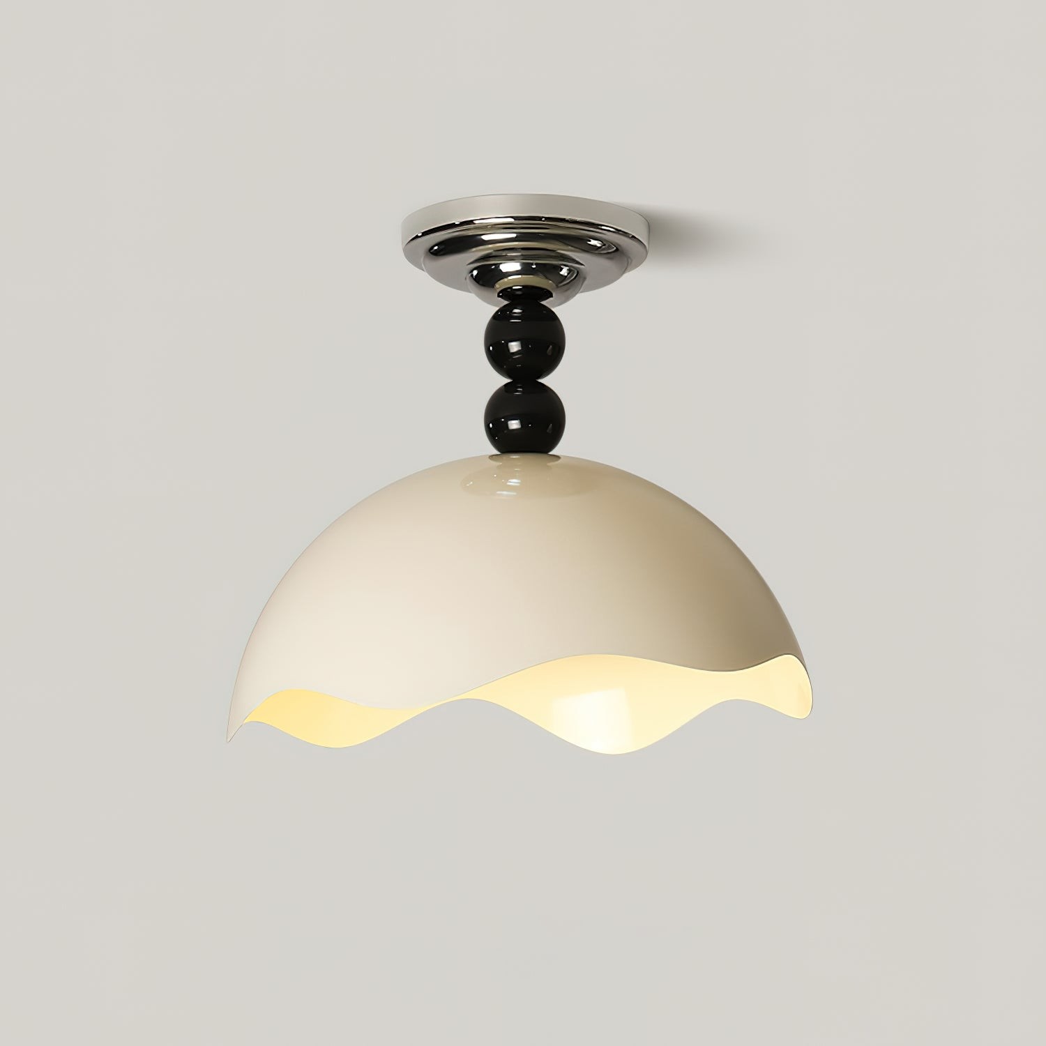 Modern Wave Crest Metal Ceiling Lamp M484