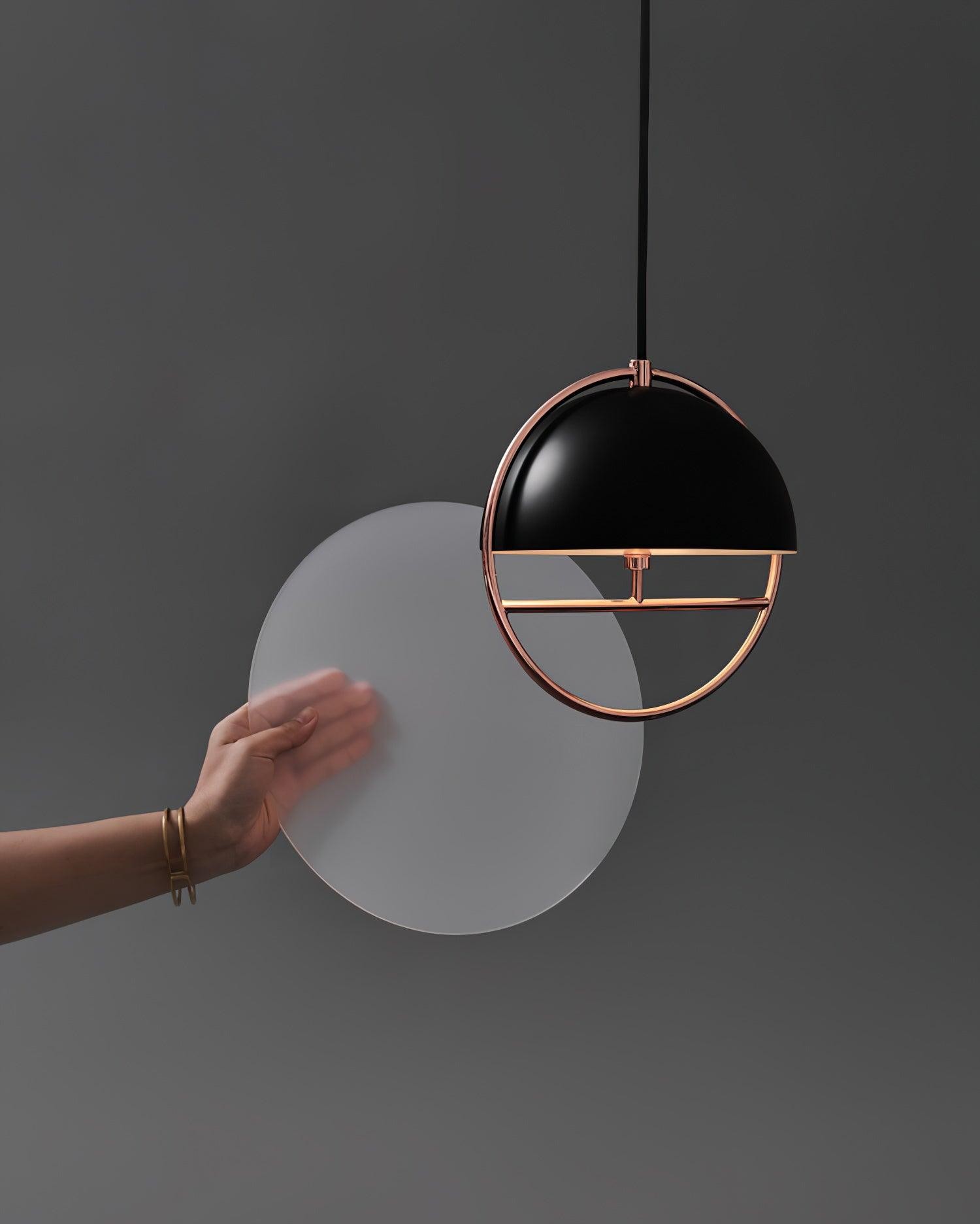 Nordic Hemispherical Ring Metal Pendant Lamp M448