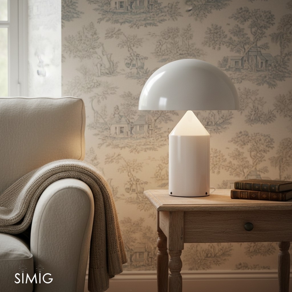 HaloVell Table Lamp Sculptural Dome - Modern Bedroom Lighting
