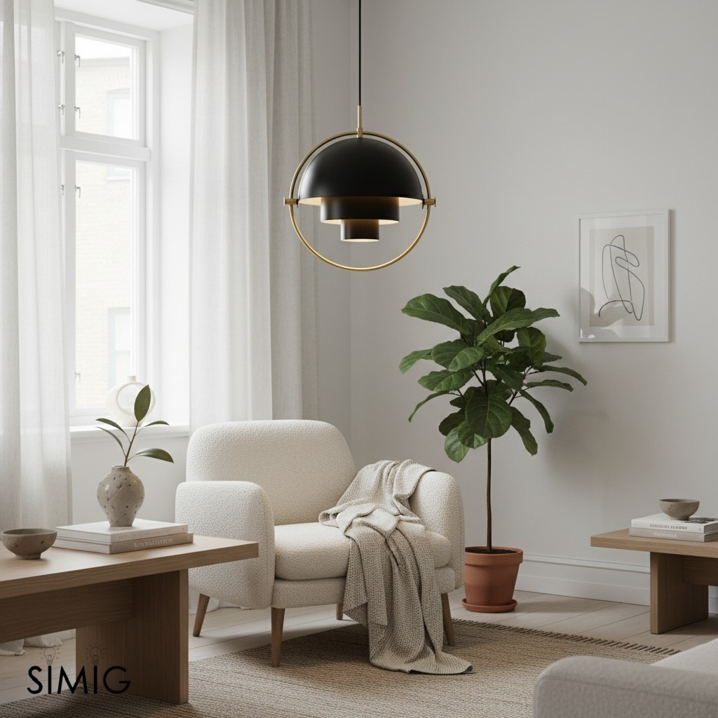 Multiva Pendant Light - Modern Metal Design for Living Room