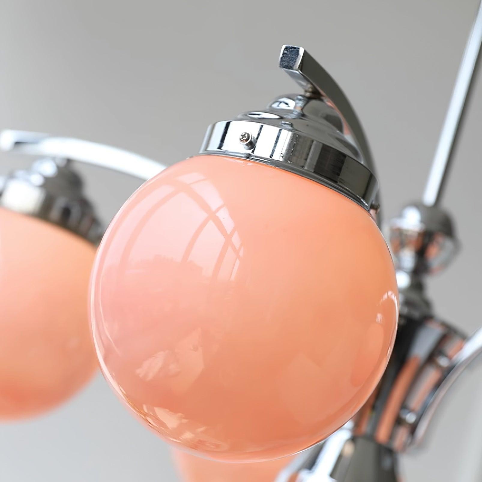 French Elegant Glass Orb Chandelier M427