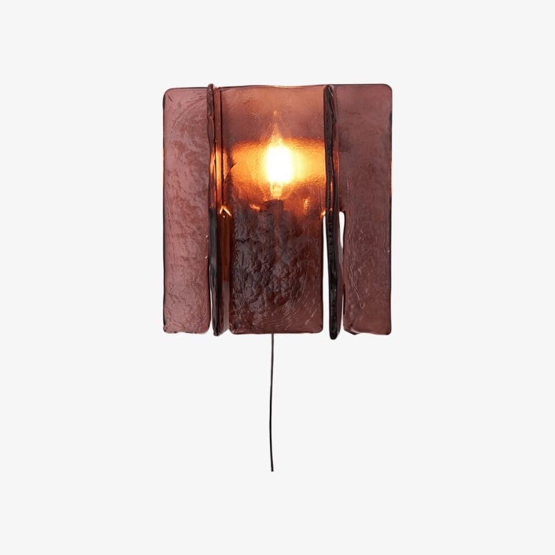 Lumiridge Wall Lamp - Modern Metal and Glass for Bedroom T572