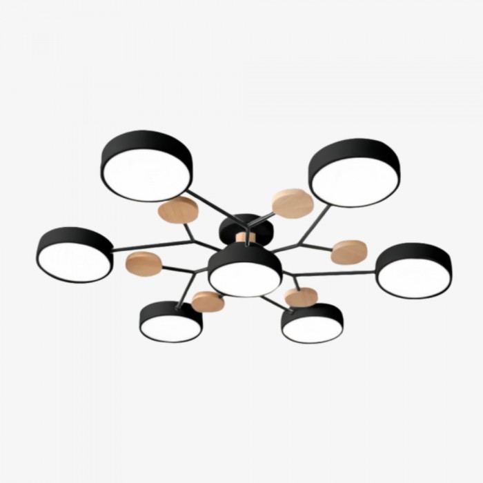 Nordic Branched Disc Metal Ceiling Lamp S117