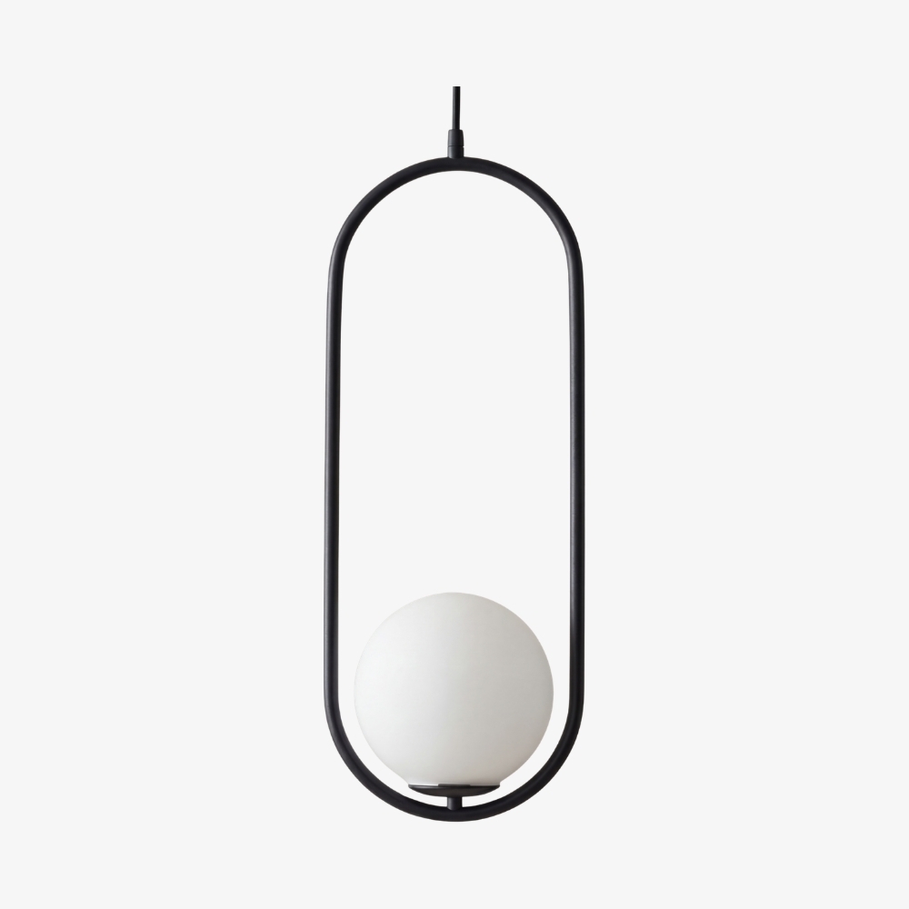 Lunectra Modern Pendant Light Geometric Design - Contemporary Hanging Lamp for Living Room T1177