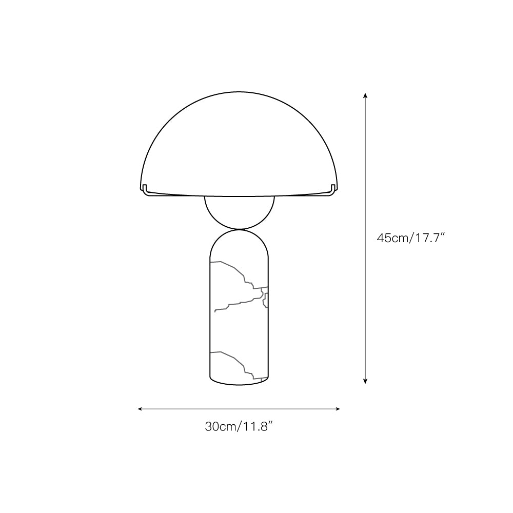 Peono Alabaster Table Lamp T1664