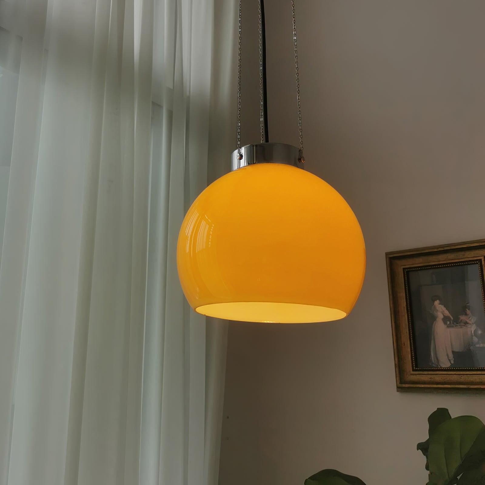 Vintage Bauhaus Creative Hemispherical Pendant Light M540