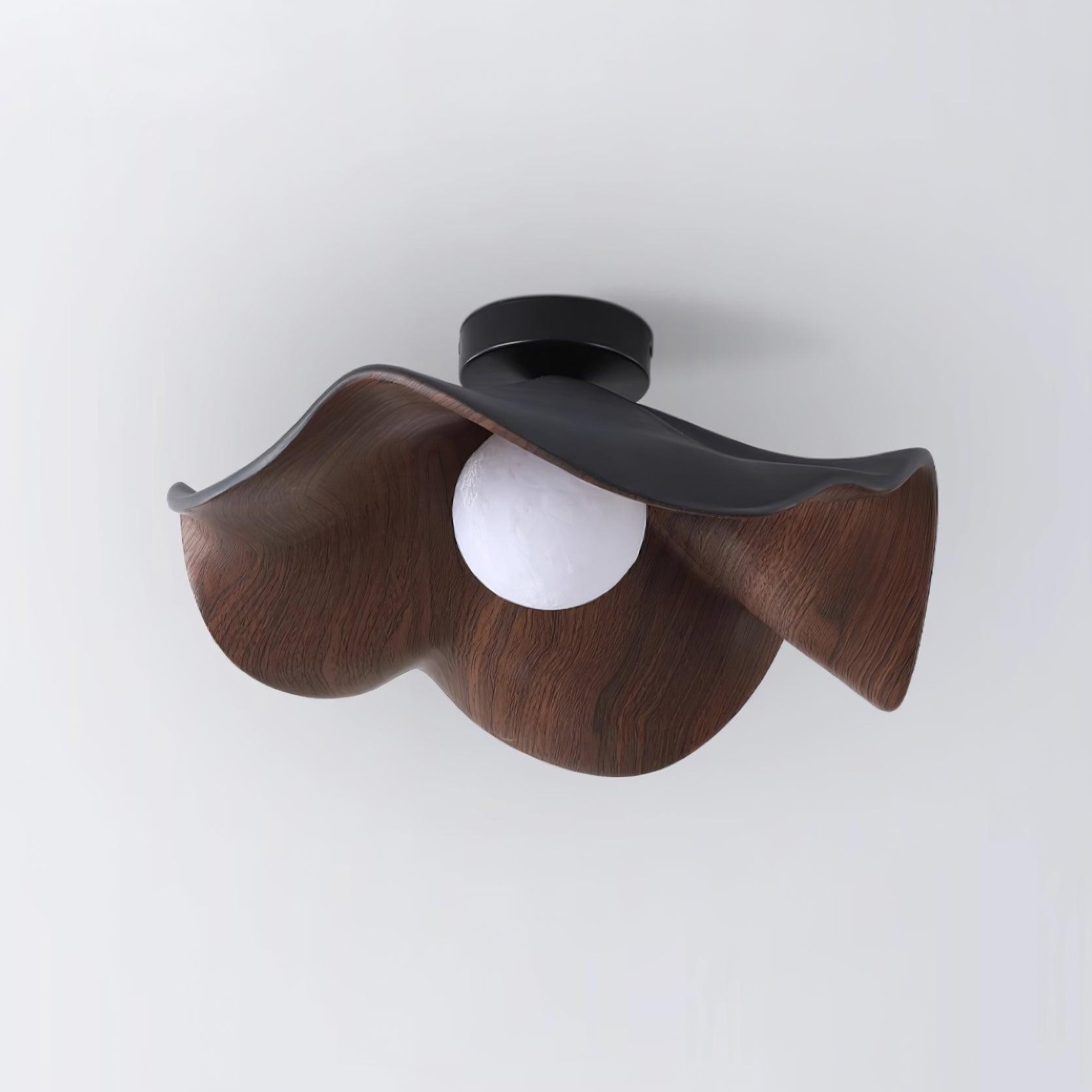 New Modern Simple Walnut Grain Ceiling Light M71